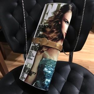 Clutch with Taylor Swift on it.